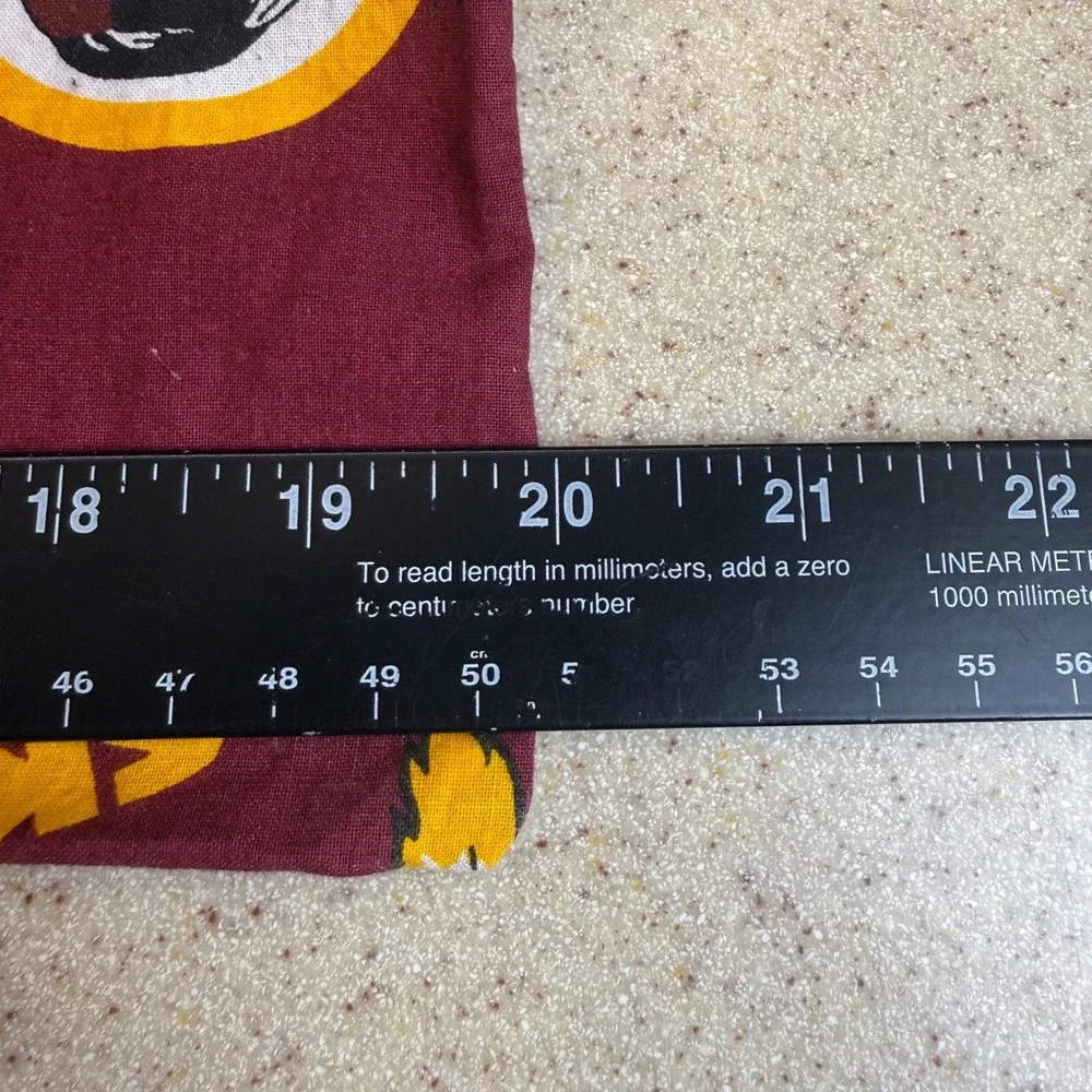 Vintage Washington Redskins NFL Standard Pillowcase Burgundy Gold Original Logo